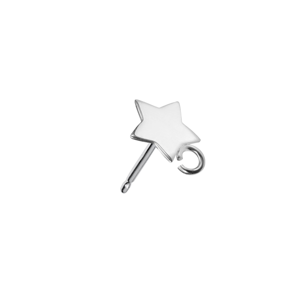 Ref.: 45005 - Estrella con anilla 9 mm - Palillo 11x0.9 mm
